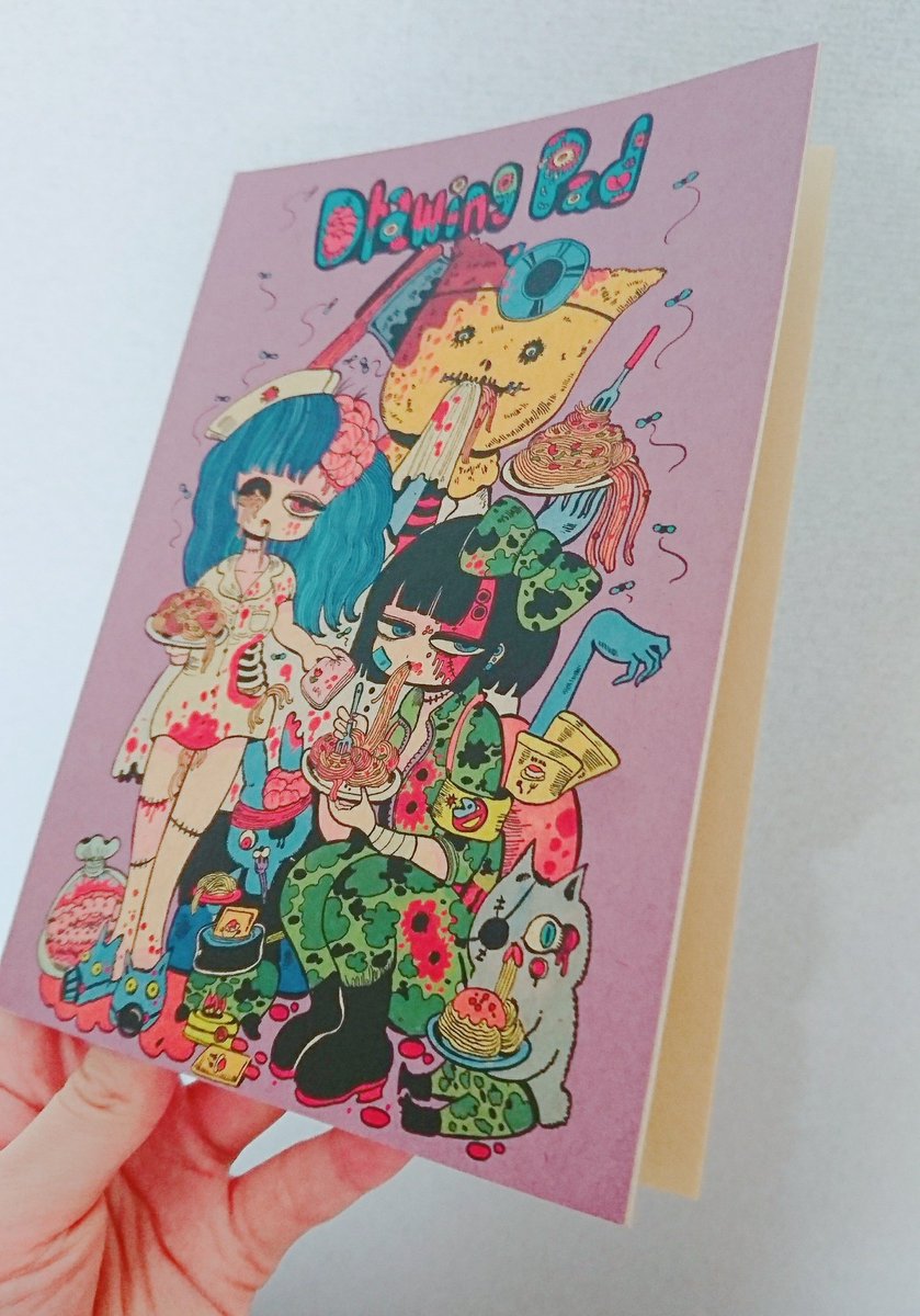 「前に作ったゾンビちゃんノート一冊だけ出てきた 」|シウ 【画集が発売されました！】のイラスト