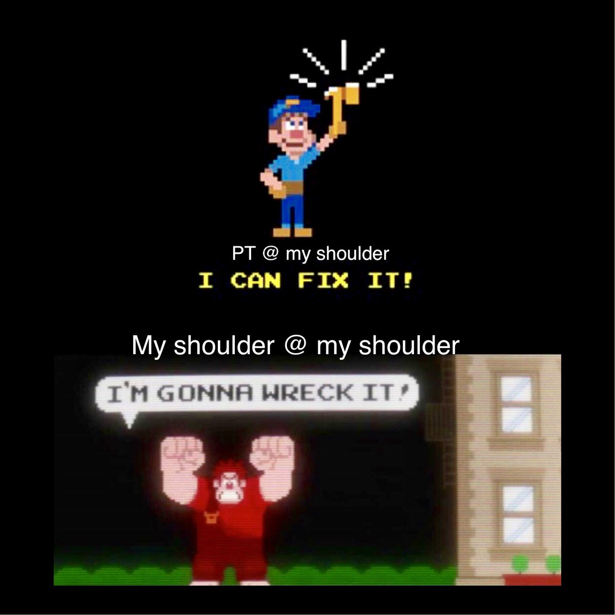 MariaRose_Beld's tweet image. TriedToMakeAMemeOnMuscleRelxants.jpg 

#DislocatedShoulder #ThirdTimeInAWeek 
#Owwwwwwwww