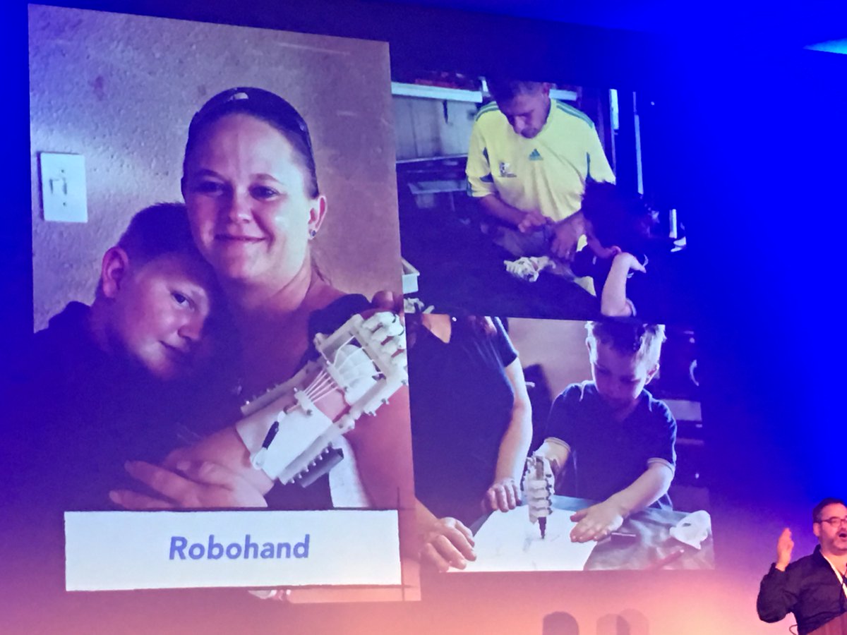 franlhughes's tweet photo. Maker culture works globally too & is changing the world - Gil Poznanski, Maker, Teacher, ‘The Kosher Tony Stark’ #austl #tlchat #oztl_net #cnsTLs #edutechau #futurelibrariescongress https://t.co/b6bAjQjrUP
