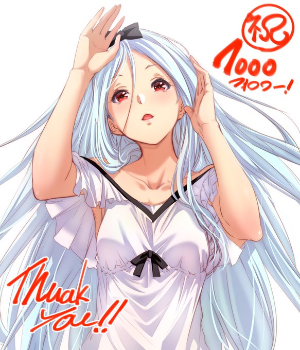 7000フォロワー有難うございます～!。゜(゜'Д`゜)゜。
これからも頑張って作品をたくさん描くどー!(白目) 