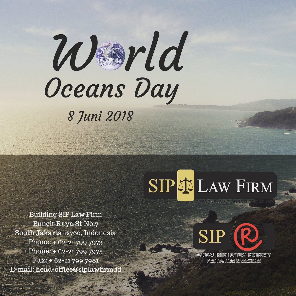 Indonesia has an area of 96,079.15 sq km of sea area, making it the largest archipelago in the world.
Happy World Oceans Day 
June 8, 2018

#harilautsedunia 
#laut
#Dunia