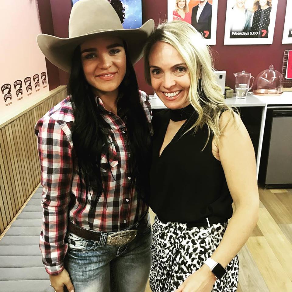 PBR Bull breeder - Dakoda in the house @DailyEditionOn7! This chick is awesome! 👍😘😎 #pocketrocket #Comparisonconundrum #shiftfocus #gratitude #whatdouwant #actioniskey #bestversionofyou #personalgrowth