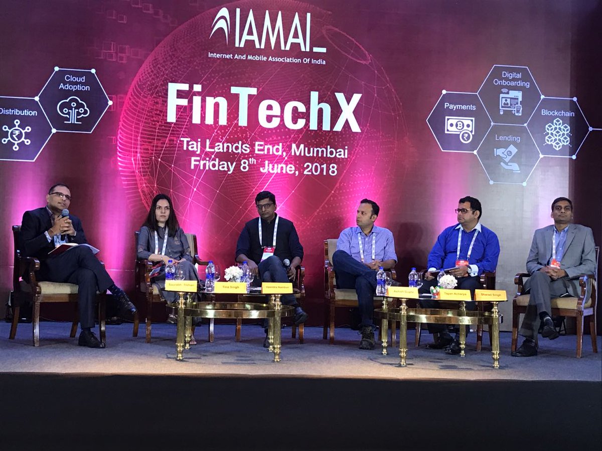BainIndia's tweet image. Bain Partner Saurabh Trehan at the @IAMAIForum #FinTechX moderating a panel discussion on #FinTech intermediation for efficient distribution in micro Insurance &amp;amp; Investment