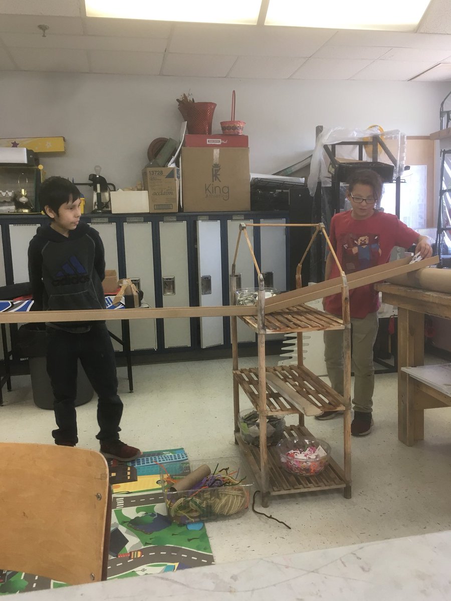 tinkercoup's tweet photo. Building bridges and using momentum to achieve our goal.”How did the car get to the other side?”  Tinkering!@ConnaughtNB @LskySD https://t.co/Csfl1v6lbQ