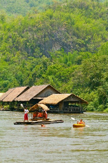 JungleRafts's tweet photo. What are your plans during the weekend? At the Jungle Rafts you can experience adventure and the serene ambience. #SERENATAwonders #Riverkwaijunglerafts #Floatinghotel #Junglerafts #Riverkwai #Kanchanaburi #แพลอยน้ำ #จังเกิลราฟท์ #nature #naturewonders #SERENATAhotels https://t.co/dPnUu55L9P