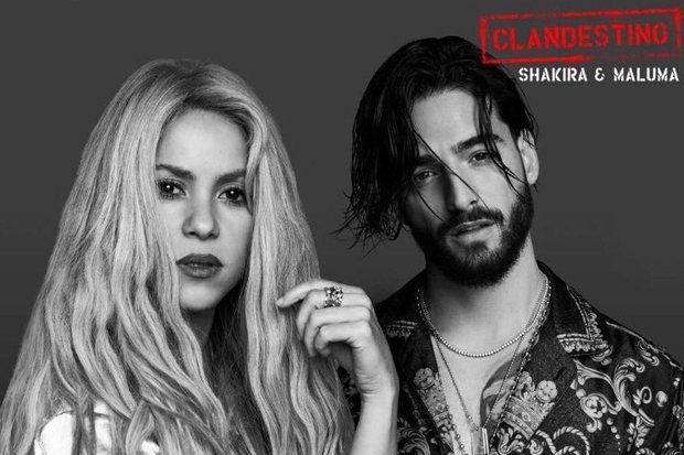 idolator's tweet photo. .@shakira &amp; @maluma are truly one of pop's perfect pairs. The duo reunited on "Clandestino," and it is another slinky bop: https://t.co/WNnXzSRjBi https://t.co/pVM3Rjxj5P