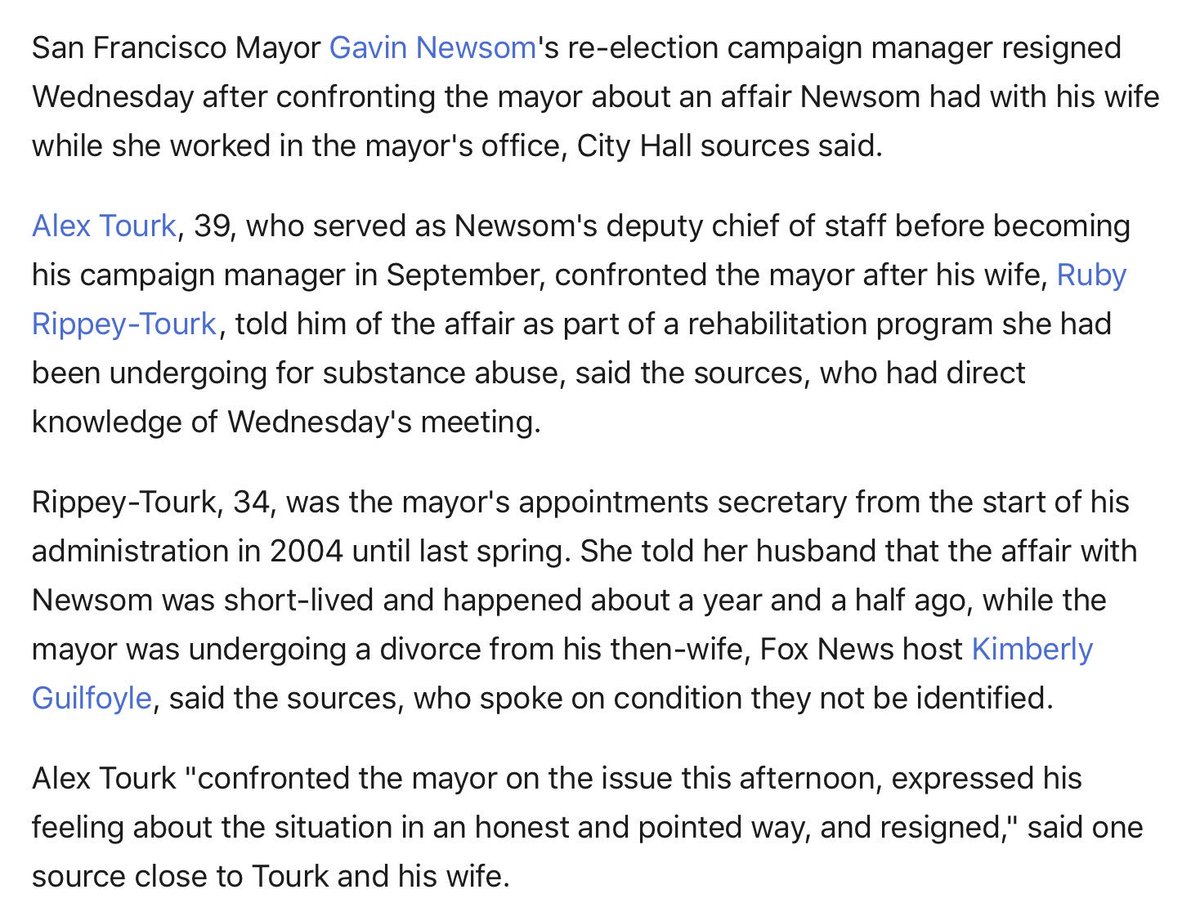 JamesHartline's tweet photo. Credibility of #MeToo Movement rests upon #CAGov2018 race. Democrat #GavinNewsom believes he's entitled 2 b governor even though #Newsom abused his wife #KimberlyGuilfoyle by having sexual affair w/his best friend's wife, city employee #RubyRippey INSIDE SF Mayor Newsom's office. https://t.co/ms6E1BwzzA