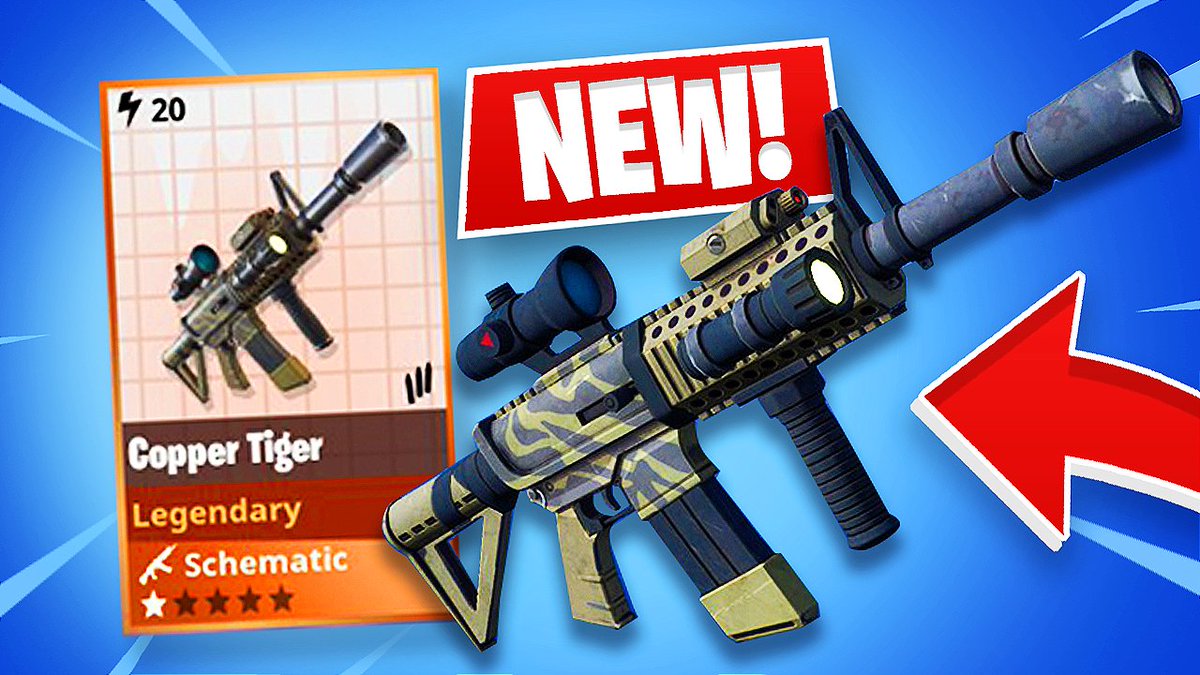 TypicalGamer's tweet photo. We're checking out the new legendary Copper Tiger in Fortnite Save The World! Watch LIVE on YouTube here: https://t.co/OUh633c8gh https://t.co/j4ebGS8SZn