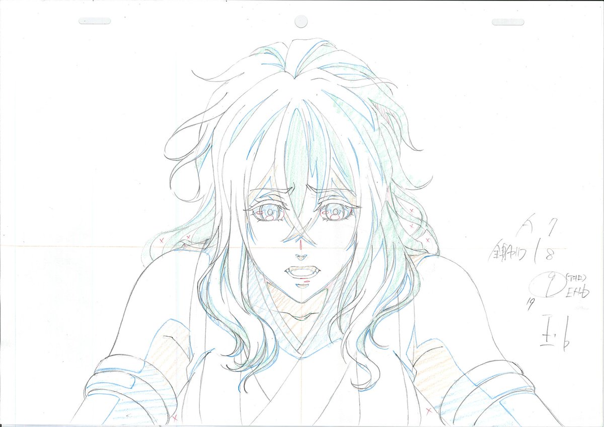 アニメ 曇天に笑う 外伝 公式 Sur Twitter 原画 総作監修正 毎週金曜日曇天に笑う外伝アニメ制作が独断と偏見でお届け 本日は六花 壱助と壱雨の母親 の原画になります Wit制作