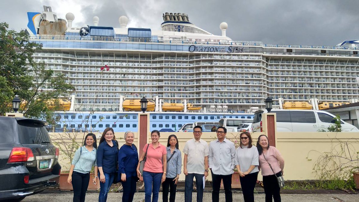 Visit Philippines On Twitter In Photos Ms Ovation Of The Seas Is Warmly Welcomed When It Docked At The Subic Bay Freeport On June 8 2018 At Nearly 169 000 Tons And With