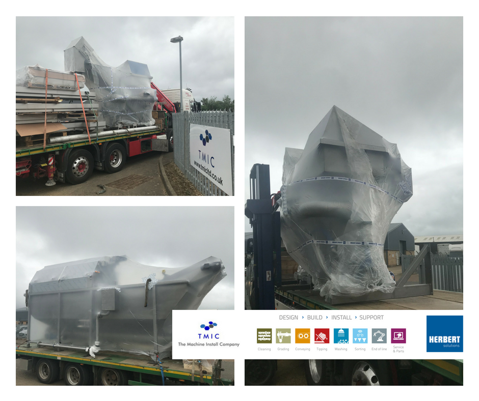 It was good to see the 100th Herbert Washer &amp; De-Stoner leave our factory to be installed in the #uk #TMICLTD #DesignSupplyInstall #HerbertSolutions