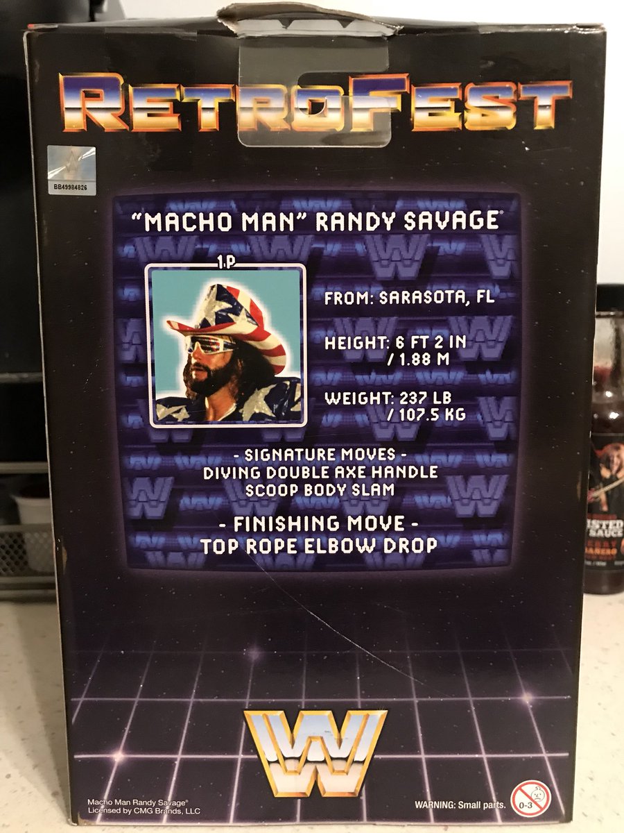 StarmanNJ's tweet photo. Got my @GameStop Exclusive Macho Man Retrofest figure today!!! #FigLife #OohYeah #DigIt #FigIt https://t.co/IMmrFmpE2y