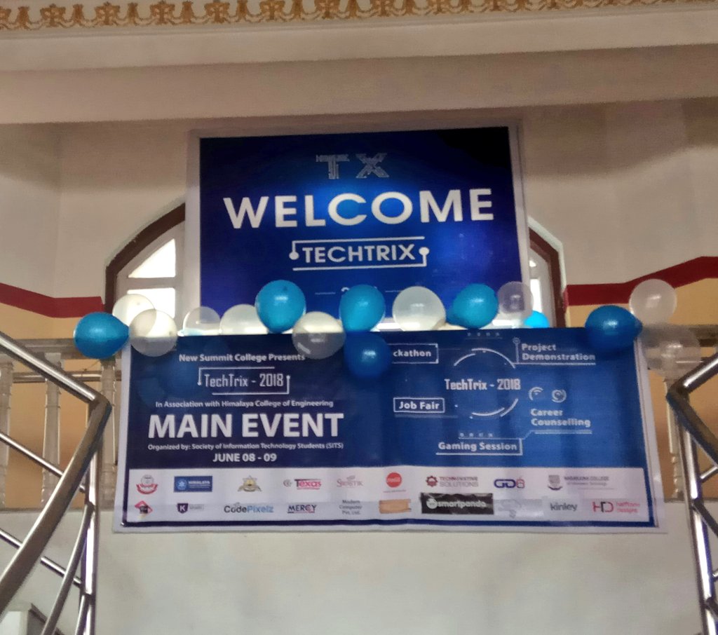 techtrixnepal's tweet photo. Every One Welcome at TechTrix 2018
#TechTrixNepal https://t.co/oXIxNouvst