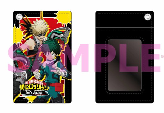 【絵柄公開】2018 8/23 PS4/NSW『僕のヒーローアカデミア One’s Justice』
オリ特「合皮パスケース」 #緑谷出久 #爆豪勝己 
#僕のヒーローアカデミア #ヒロアカ #ヒロアカOJ #ワングー
通販予約★goo.gl/PckopS★
