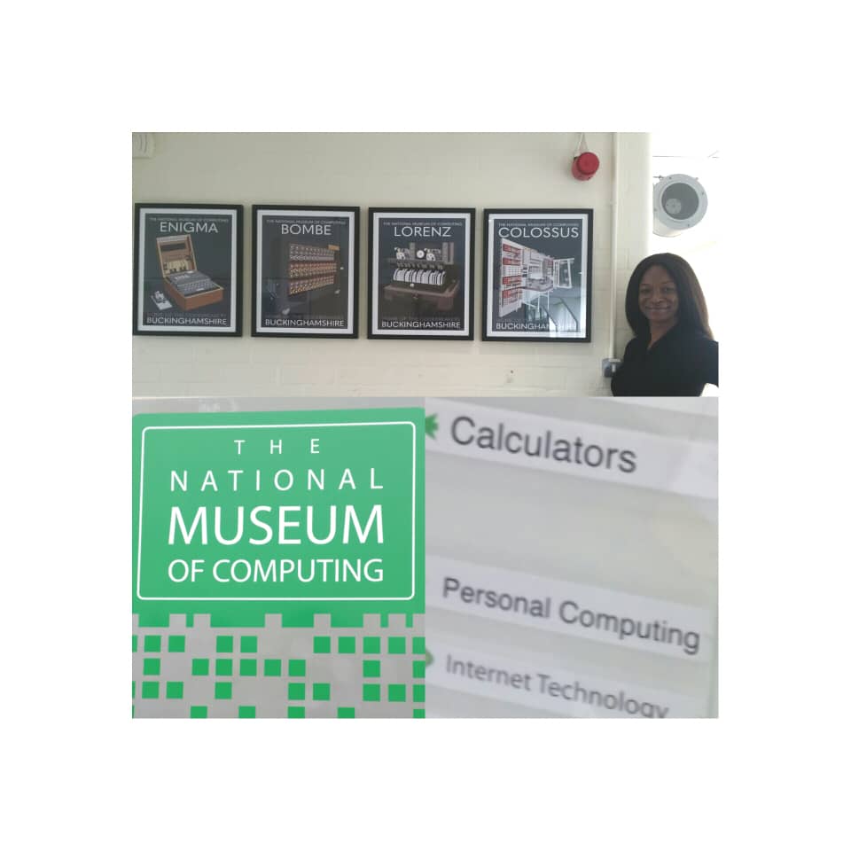 MekwuyeSEO's tweet photo. Steph E. Mekwuye Visits the British National museum of computing #BlockchainSteph #BlockchainAfrica #StephMekwuye https://t.co/g8jyiITL9X