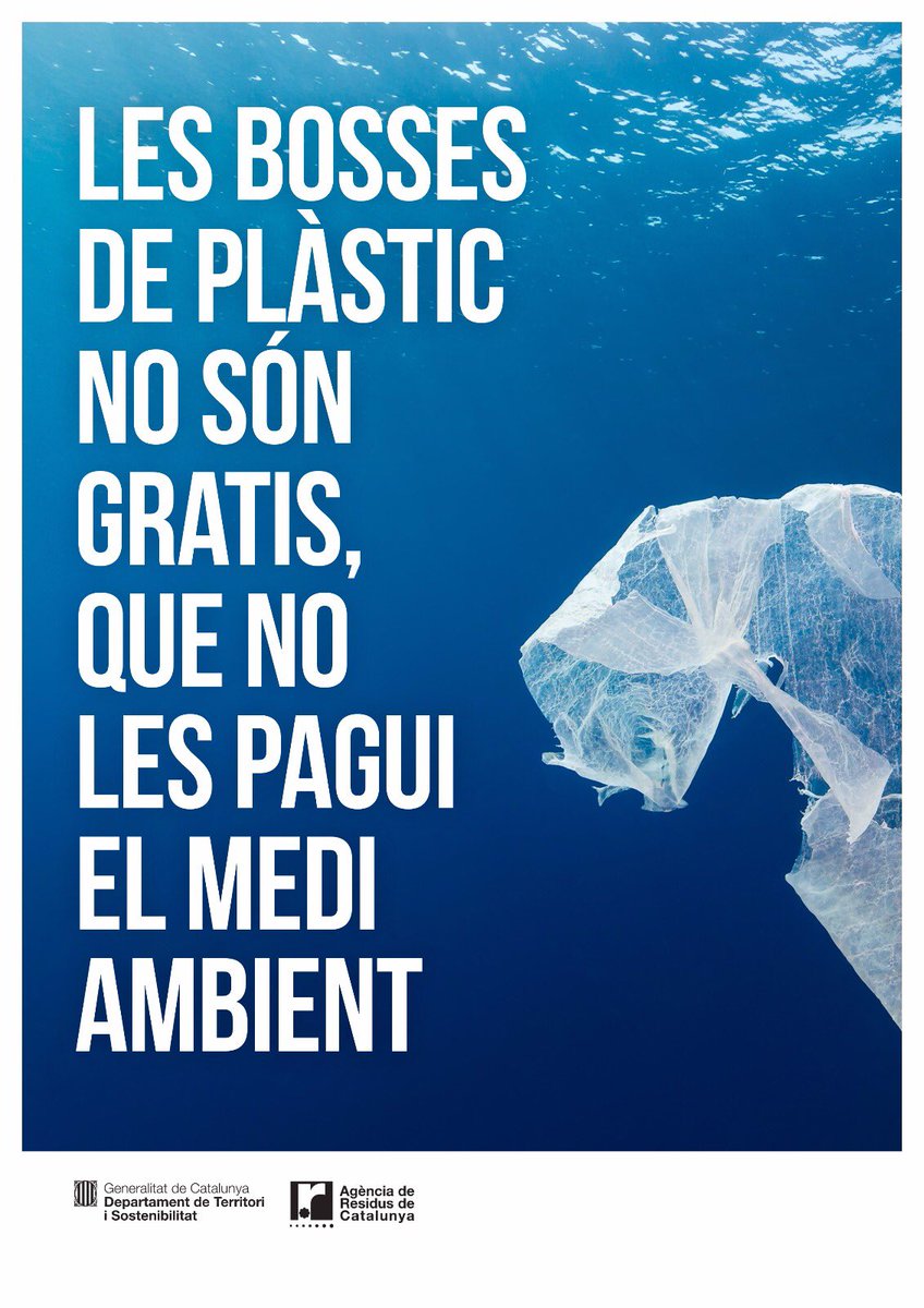 damiacalvet's tweet image. Dia Mundial dels Oceans. Cada any es vessen 8 milions de tones de plàstic als oceans. Al @govern treballem per reduir aquests riscos. Les bosses de nanses d’un sol ús ja no són gratis i evitarem envasos de plàstic d’un sol ús a l’Administració.  #worldoceansday @mediambientcat