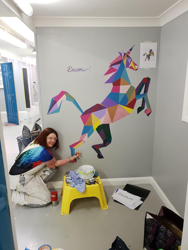 ali_dowell's tweet photo. Finished result on my wall project that I completed on April 25th 🙂 https://t.co/n8TGcOFmmN