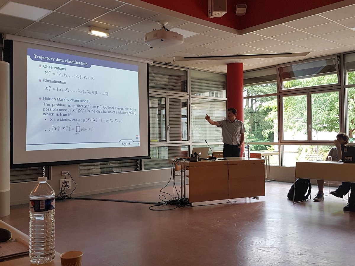 The annual seminar of the department mathematics and informatics started with the presentation of my colleague prof Stephane derrode on hmm...