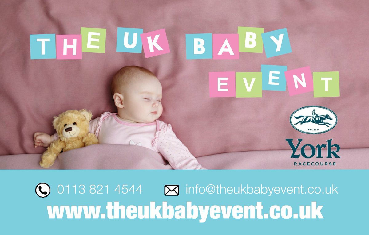 theukbabyevent's tweet photo. @HonestMum Thank u for the follow #FF pls RT our #babybeautiful #babyandtoddler #show #Yorkshires #finest #YorkRaces 7 Oct 100+ #exhibitors😍 https://t.co/sqoVWKW288