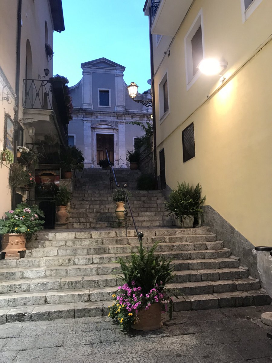 SamuelJBallard's tweet photo. Beautiful dinner in Taormina on final night of #ITT2018. Great few days and glad we got to introduce @ABTAMagazine to the travel industry! #lovemyjob https://t.co/iLytaqQ7uw