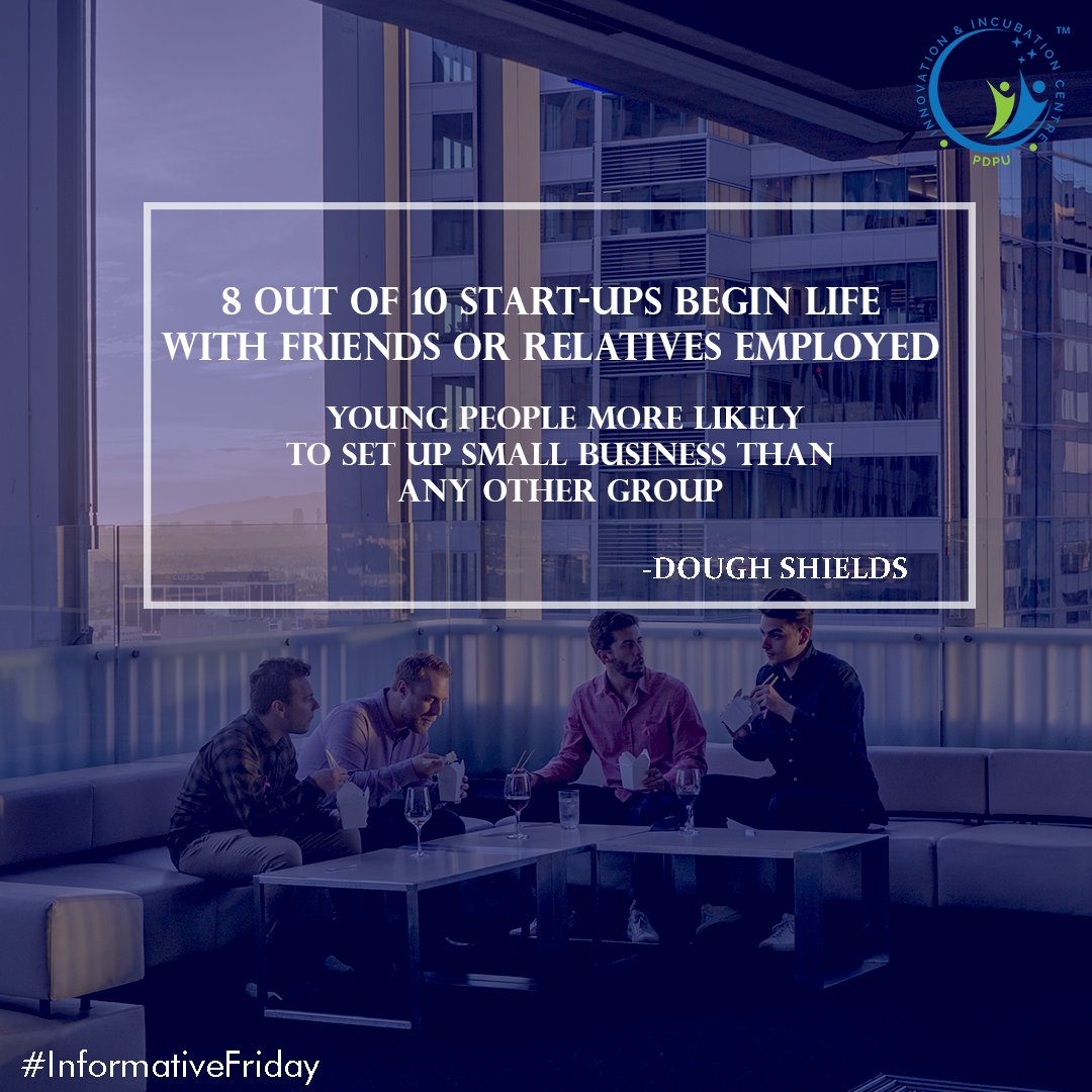 iicpdeu's tweet photo. Researchers who carried out a study among 1,000 businesses found the majority prefer to employ their nearest and dearest than risk taking on unsuitable candidates.
Would you be willing to take a risk ?
#IIC #PDPU #Informativefriday #workplace #entrepreneurlife #entrepreneur https://t.co/OxVXie8QvI