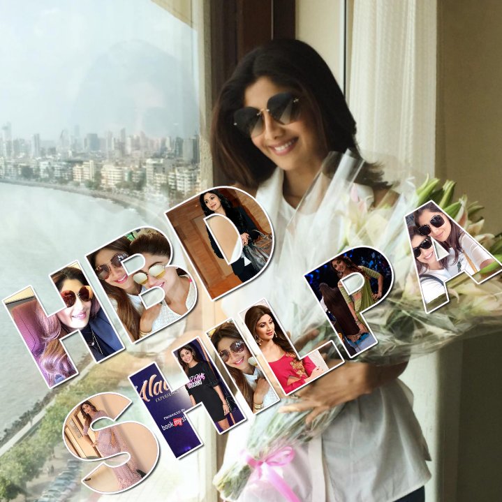   Thanks for wishing happy birthday to my superstar Shilpa shetty mam. 