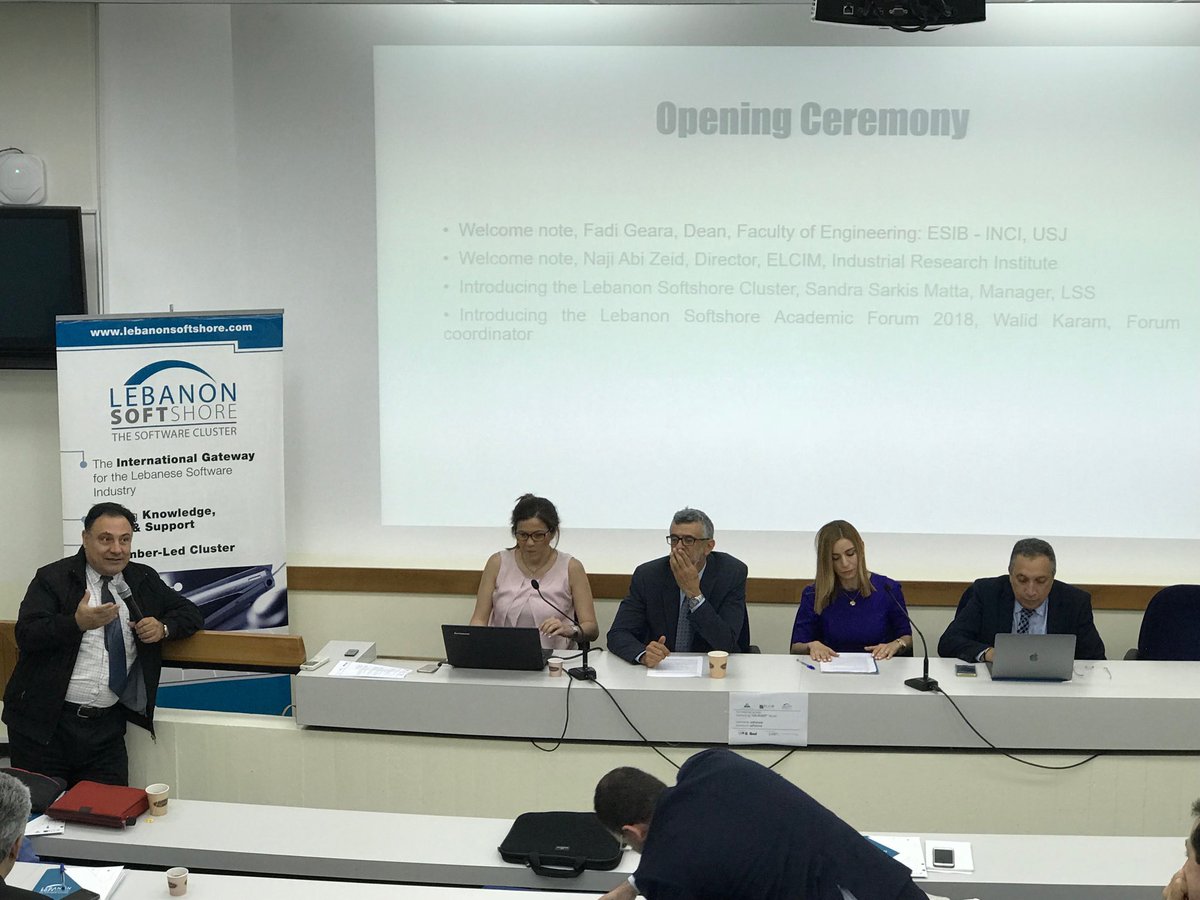 InciUsj's tweet photo. Lebanon soft shore academic forum 2018 https://t.co/BgV39MKeCP