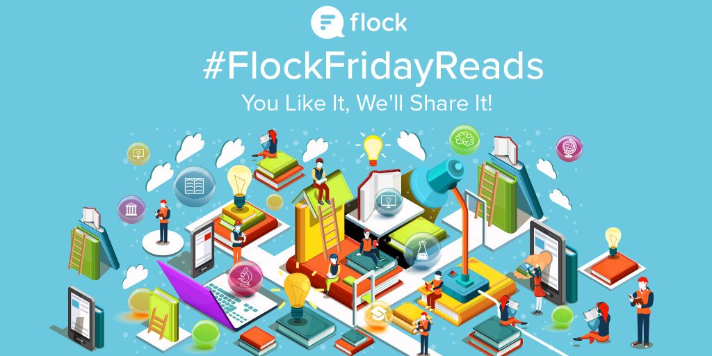 Flock's tweet photo. Our fav day of the week is here! On #Fridays, we're giving YOU the power to our Twitter wall! Tag @Flock, followed by the hashtag #FlockFridayReads in content that inspires you - from business #insights,  workplace humour, #IoT - &amp; we'll share it throughout the day! https://t.co/hmviLBz5M5