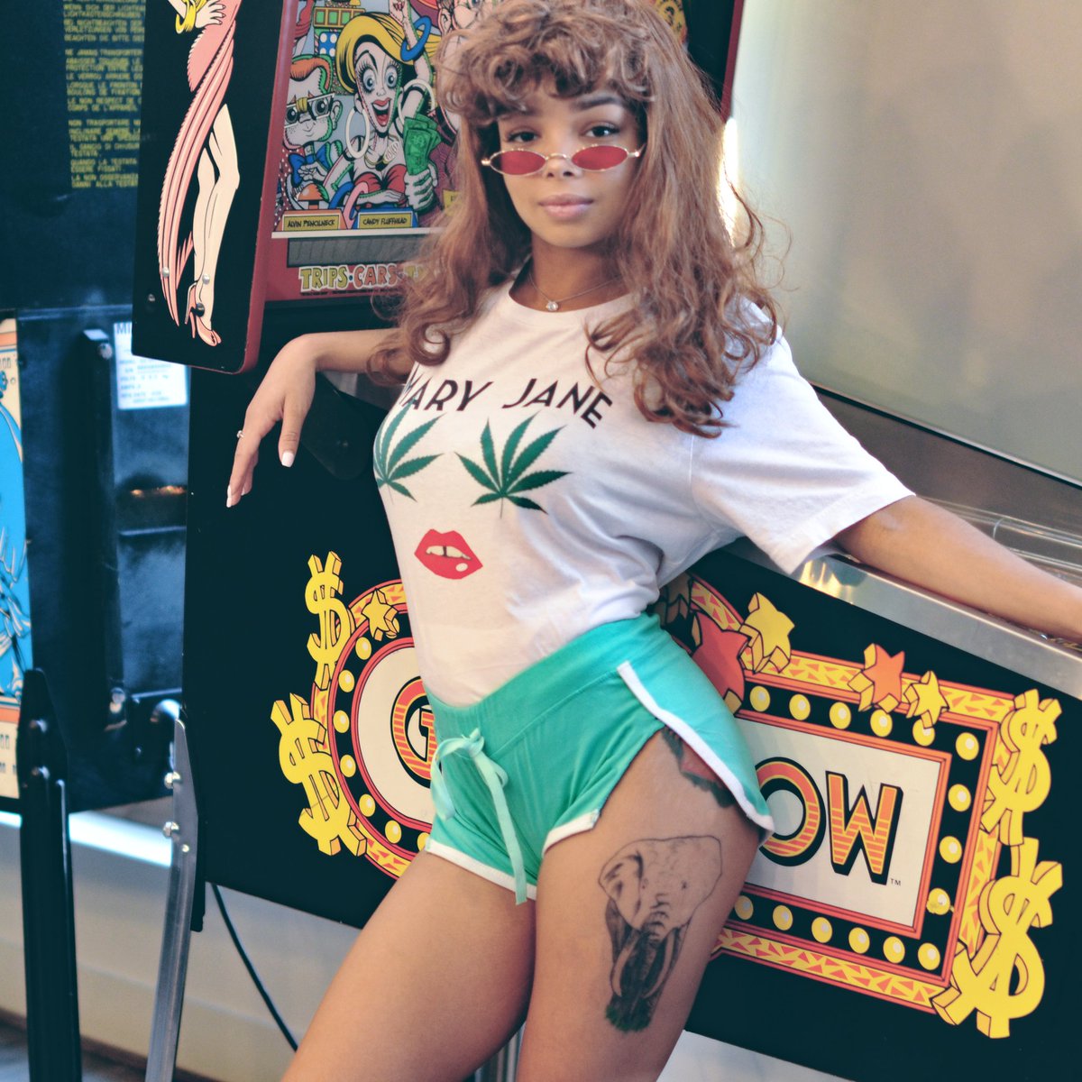 Came through dripping.