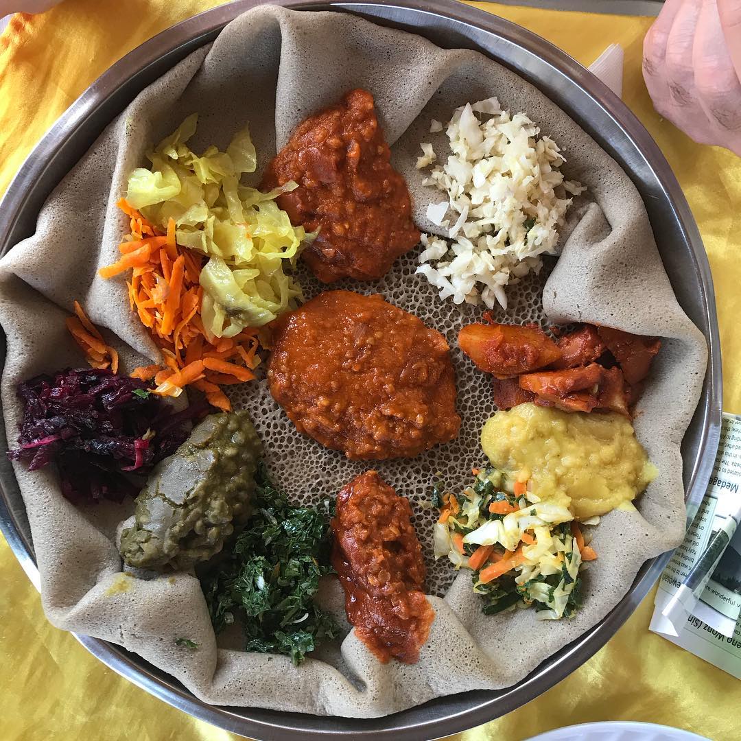 Ethiopian_KE's tweet photo. Add some beautiful colours to your palette. So yummy! Try something new for dinner tonight!
#ethiopianfood #injerabread #foodies #foodphotography #yummy #tasteoftheworld #explore #travel #adventure https://t.co/ZNOD88dliw