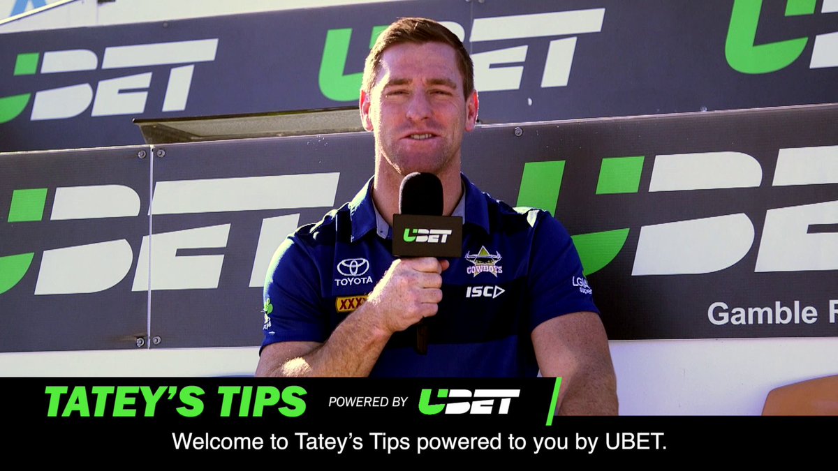 nthqldcowboys's tweet photo. Let's hope @brenttate3's predictions for this week's Friday-Monday NRL round are spot on! Tatey's Tips powered by @UBET: https://t.co/JaIaOefkK9 #ridemcowboys https://t.co/krlUovmAk9