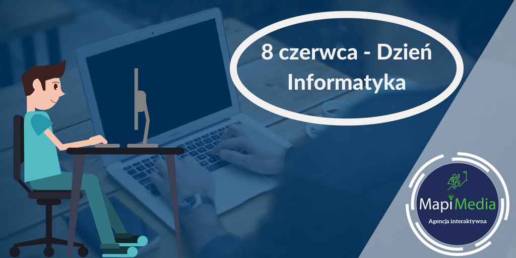 MapiMediaPl's tweet photo. Dzisiaj swoje święto mają Informatycy.
W imieniu całej ekipy Mapi Media życzymy Wam czystych kodów, ciekawych projektów i pracy w oparciu o nowoczesne technologie ;).
#dzieninformatyka #informatyk #mapimedia https://t.co/zIY4h4N83G