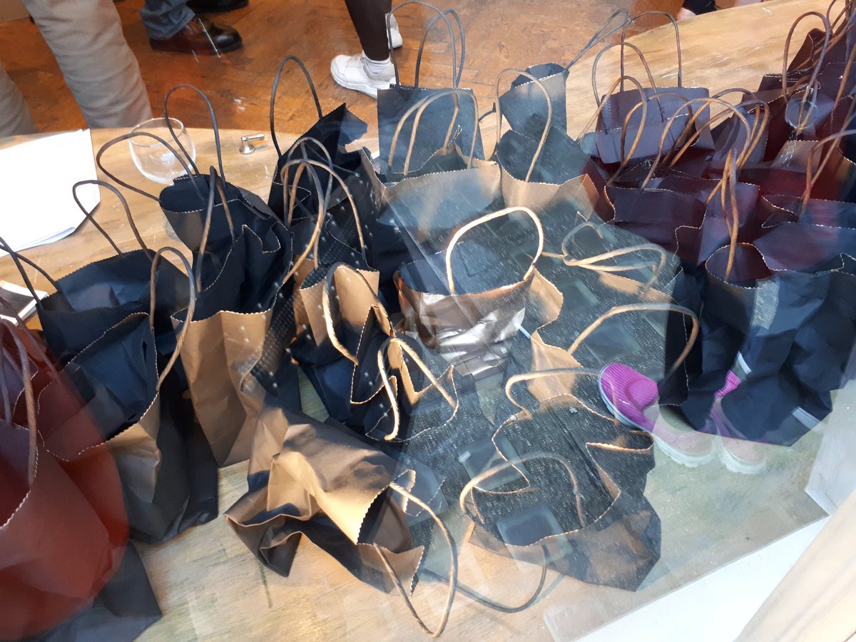 BeaLast's tweet photo. BEA LAST #Artist Showing #TheBlackBagSeries2 at @AandDgallery 5-9thJune #sculpturaldrawing #installation on #recycled #paper #worksinprogess  #Throughthewindow @axisweb https://t.co/bs5CMtscNN