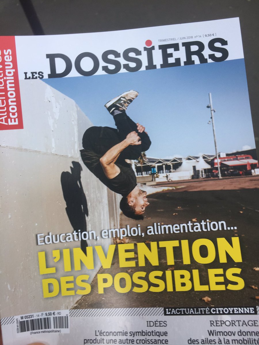LGRANDGUILLAUME's tweet photo. À lire le numéro spécial d' @AlterEco_  sur l'invention des possibles, pour rouvrir le chemin de l'espérance, avec un excellent dossier sur l'expérimentation "Territoires zéro chômeur de longue durée" @ZeroChomeurLD https://t.co/CzISLnCHci