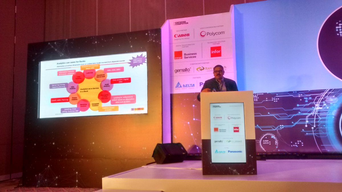 Abhishe81075416's tweet image. IDFC BANK uses analytics as a service model says, Sanjay Narkar, CIO, IDFC Bank @ExpComputer #TechnologySenate