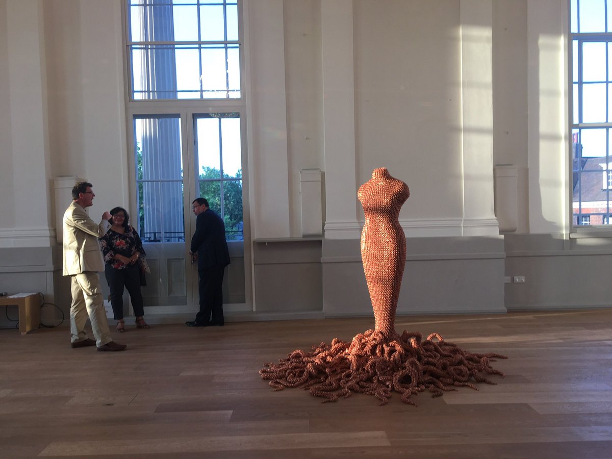 Medusa catching the very last rays of the day ⁦<a href="/stalbansmgtrust/">St Albans Museums and Galleries Trust</a>⁩ ⁦<a href="/UniHertsArts/">UH Arts + Culture</a>⁩