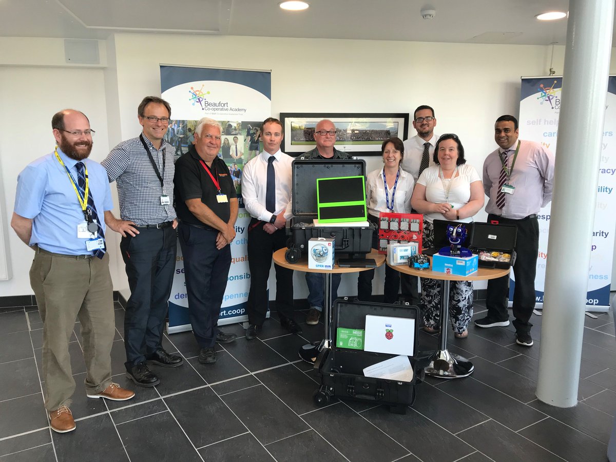 NewentComputing's tweet photo. @CRCSouthWest event to try out the teacher's crate
@NCSC #CyberSchoolsHub kit by
@Sphero @SpheroEdu
@OhbotRobot #OhbotRobot
@Raspberry_Pi @TheMagPi #RaspberryPi
@GetPiTop #PiTopCEED
@microbit_edu #microbit
@Kitronik
@bradsprojects #Digirule
@arduino #Arduino https://t.co/RFwFcux5zB