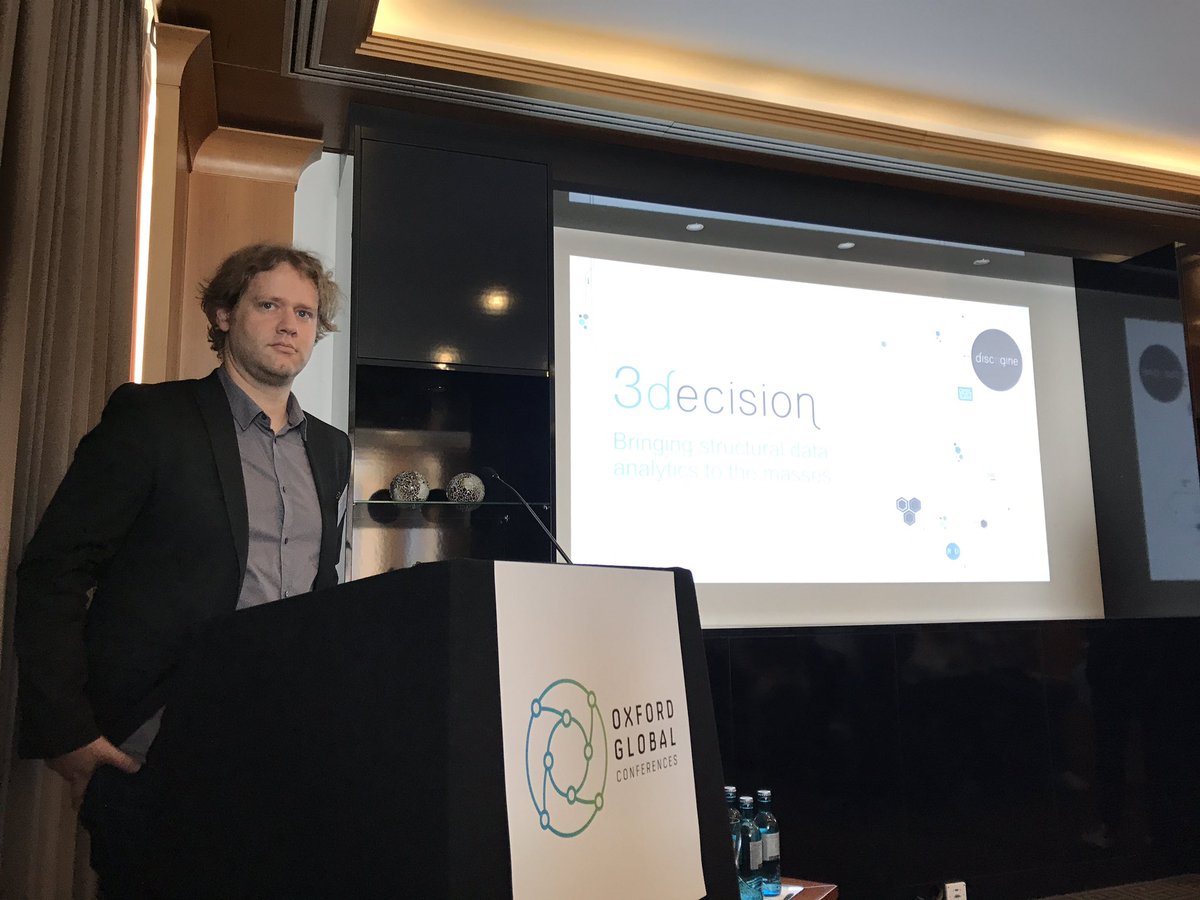 GabJonasson's tweet photo. @pschmidtke is talking about the unspoken problem in structure-based drug discovery and how #3decision can address this, at the #DDSummit18.

.
@Discngine @drugdiscovery1 https://t.co/f8uyERfEt3