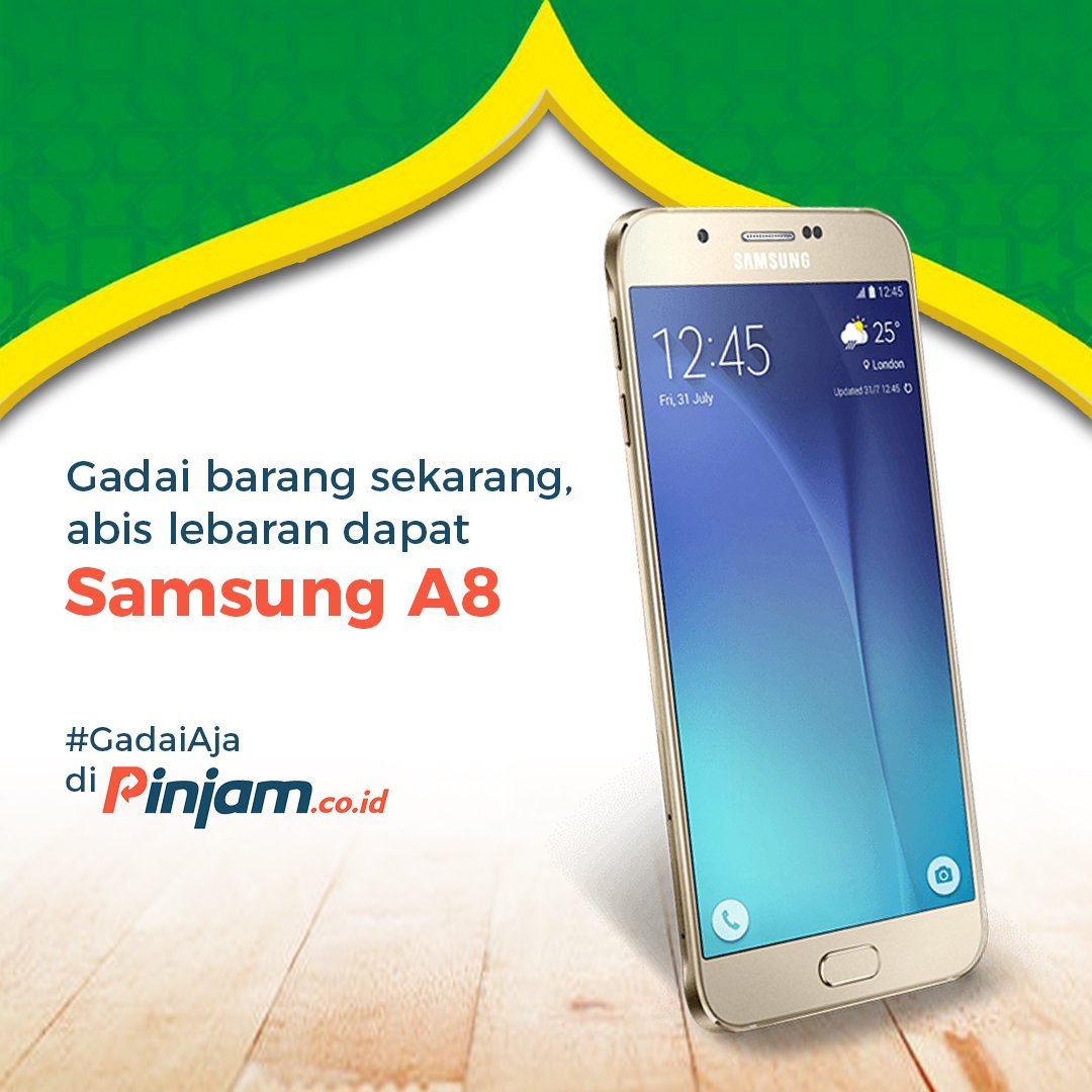 PinjamIndonesia's tweet photo. Semakin banyak transaksi gadai, makin besar juga kesempatan kamu untuk bawa pulang samsung A8! #RamadanBersamaPinjam banyak hadiahnya
Ajukan sekarang! https://t.co/2yi7I8qh6t https://t.co/6hLBvbGpIG