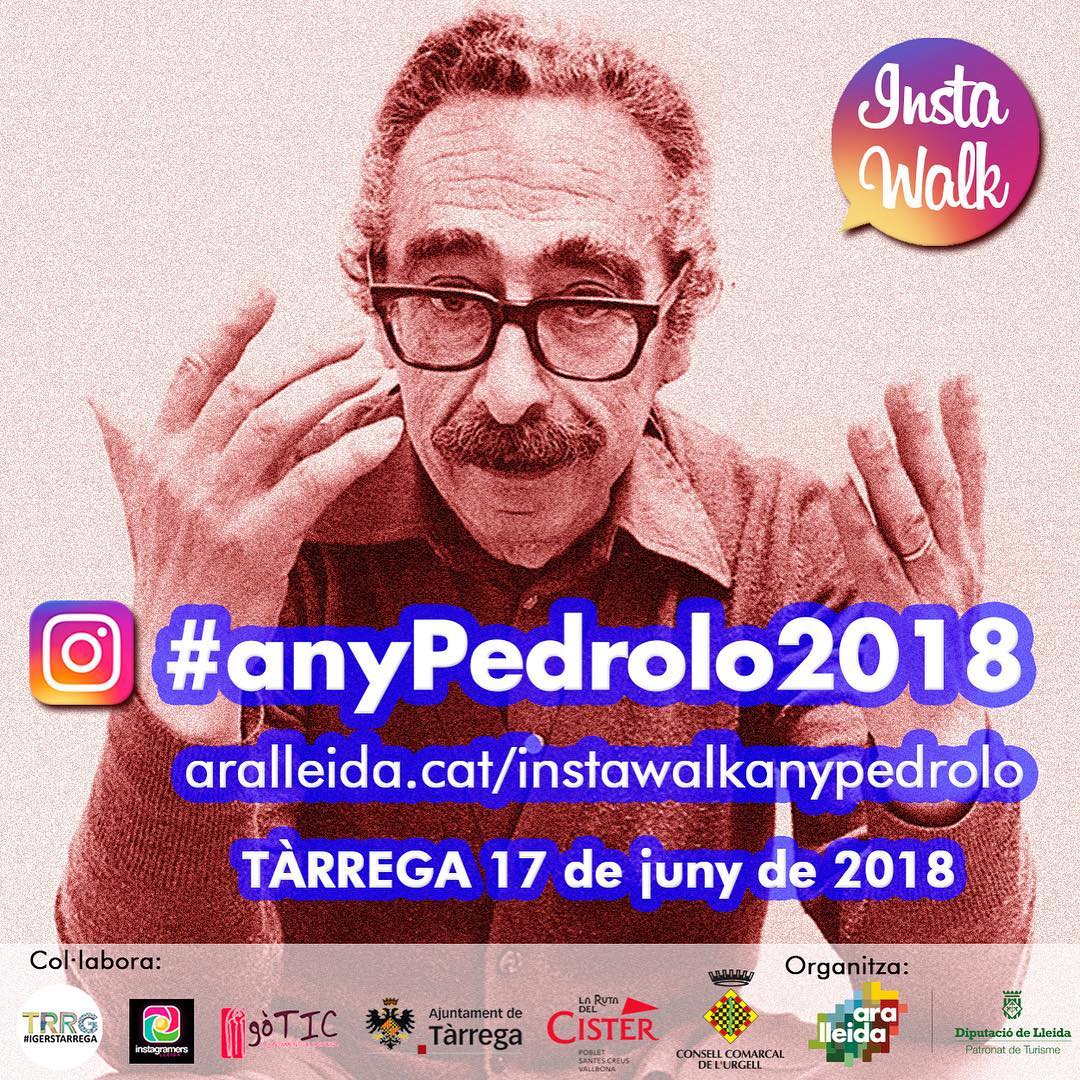 Feliços de sumar esforços per visibilitzar la figura de Manuel de Pedrolo a #Tàrrega en motiu de l'#AnyPedrolo2018.
El proper 17 de juny, participa a l'InstaWalk seguint els passos de l'escriptor per Benaura 👉
aralleida.cat/instawalk-pedr… #igerstarrega #turismeTàrrega #TàrregaPedrolo