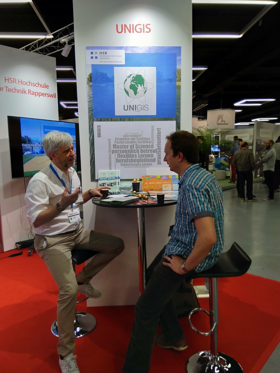 unigis's tweet photo. ein herzliches dankeschön an unseren partner #HSR @gispunkt für die einladung zum #geosummit2018!
der nächste anlass steht schon vor der tür: #AGIT2018 mit großem club #UNIGIS come2gether https://t.co/EKluQSSnPr am donnerstag https://t.co/DWYfeViEi4
