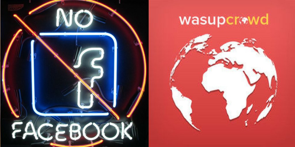 WasUpCrowd's tweet image. Wasupcrowd
 The social network for those who are looking for a better social experience!
Designed for you!
No Ads – No Sponsored Posts – No Fake News – No Bullshit like facebook  
So download link below :-
wasupcrowd.com
#socialmedia #facebookcomprtitor #againstfacebook