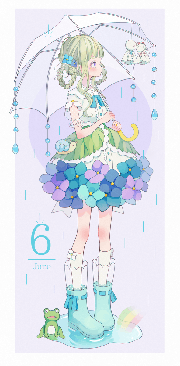 しらほ 6月の擬人化