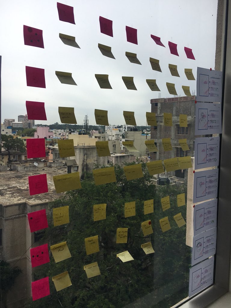 gotohanabar's tweet photo. Day started with many more #practicals,  #handsons and #exercises.

#artmuseum #heatmap #speedcritique #strawpoll #supervote #stealwithpride #usertestflow #storyboard

 @stepin_forum,
#designsprintworkshop in #Bengaluru. https://t.co/G0mxoHA59e