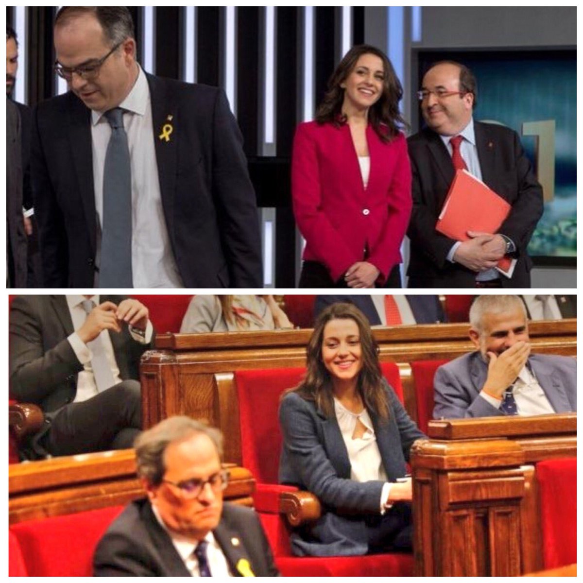 Penjare cada dia aquesta fotografia fins q els nostres presos polítics siguin lliures, perquè ningú oblidi els FEIXISTES q tenim al Parlament i x si a algú no li queda clar dues