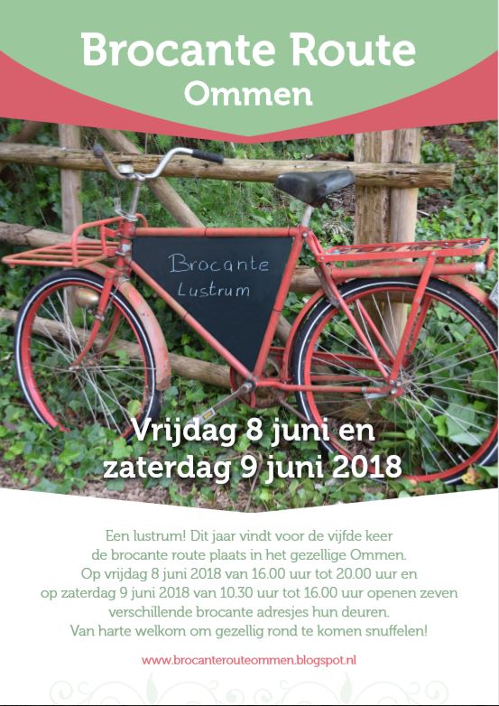 Brocante route Ommen! Vandaag (vrijdag 8 juni) zijn we open van 16.00 uur tot 20.00 uur en zaterdag 9 juni open van 10.30 uur tot 16.00 uur. Verschillende brocante adresjes openen hun deuren deze dagen. Van harte welkom! #brocante