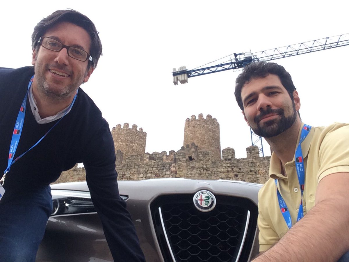 Rafa Alonso (@rafalra) on Twitter photo Preparados para la segunda etapa del #aldecomotion2018, hoy salimos desde el parador de Sigüenza. Vamos!!! 
.
@Borjaaboin Preparados para la segunda etapa del #aldecomotion2018, hoy salimos desde el parador de Sigüenza. Vamos!!! 
.
@Borjaaboin