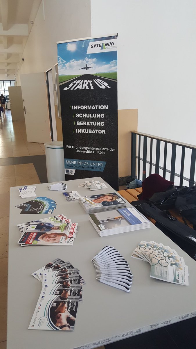 Gleich geht's los! Campus Startup Day 2018 🎉🎉🎉 <a href="/UniCologne/">Universität zu Köln</a> #getthisstarted #köln #startup #leanstartup #Entrepreneur