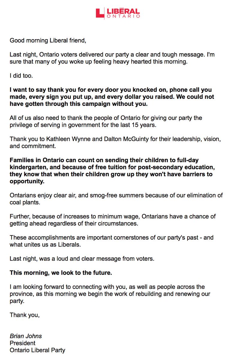 Ontario Liberal Party | Parti Libéral de l'Ontario tweet media