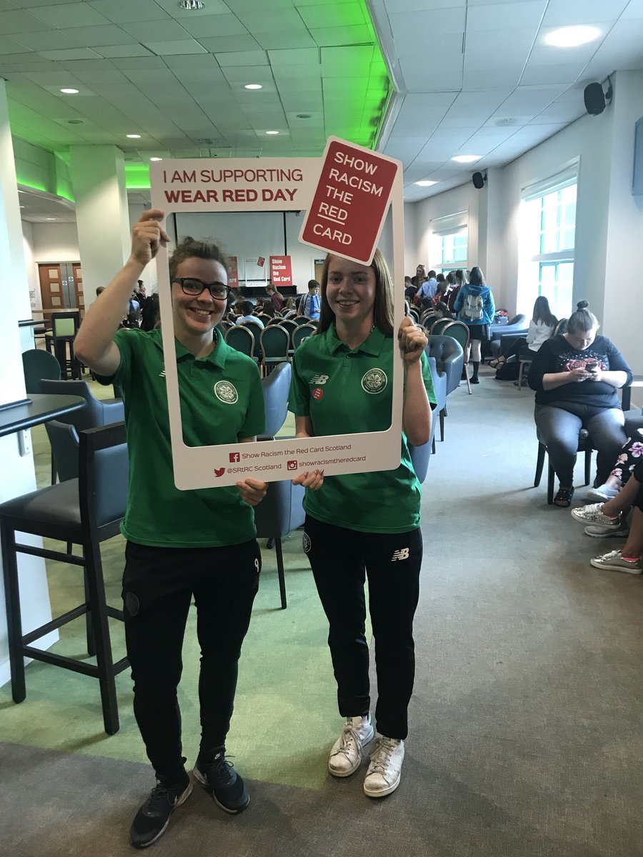 SRtRCScotland's tweet photo. Great having @CelticFC Colette Cavanagh & Josephine Giard on our @CelticFC #professionalfootballerpanel #intersectionalequality #showracismtheredcard #womeninfootball https://t.co/S5a0g5BgLT